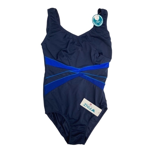 NWT FINZ Performance Swimsuit One Piece E-F Cup - Picture 1 of 6